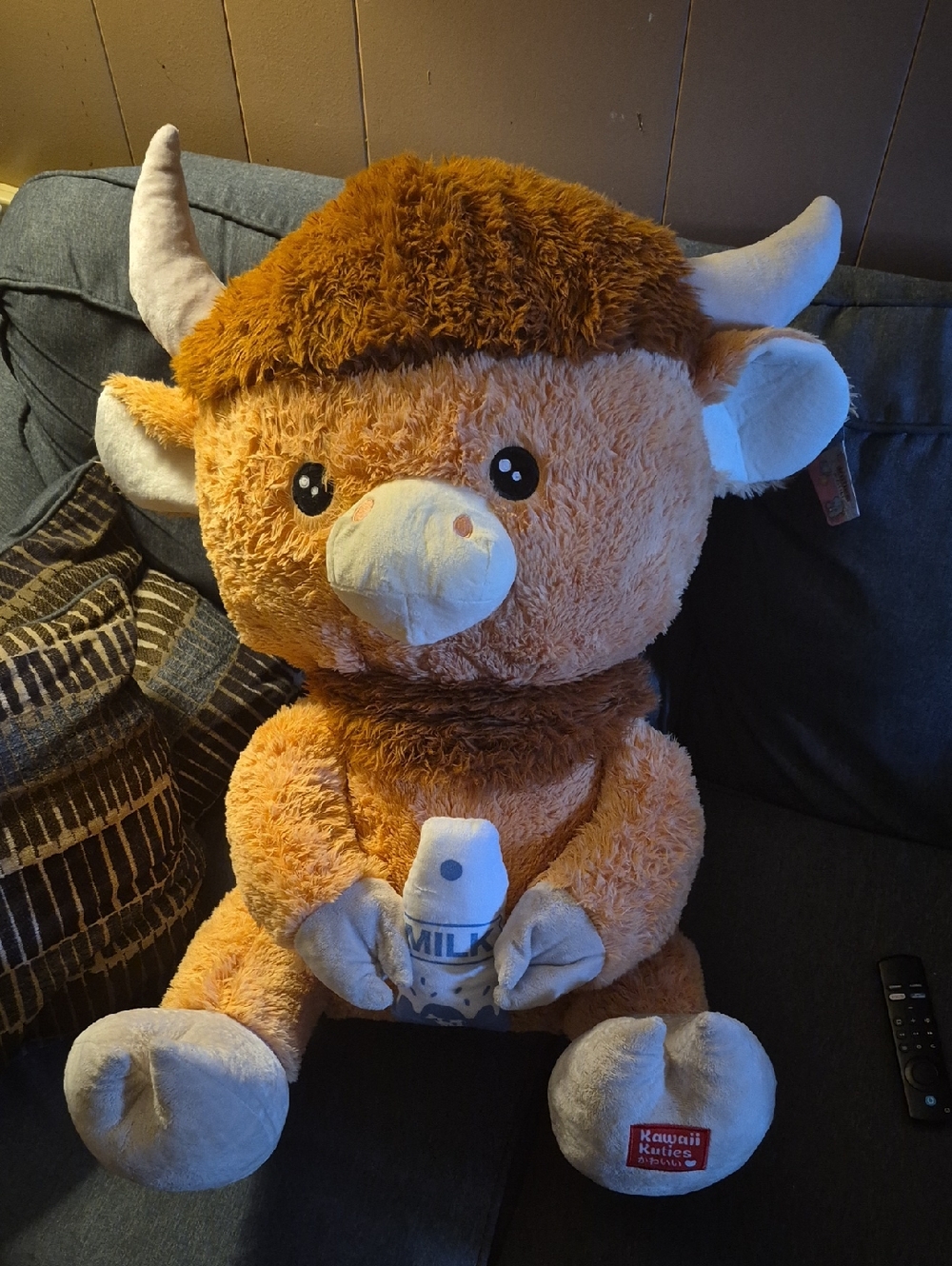 Plush Highland Cow - Brown Soft Stuffed Animal